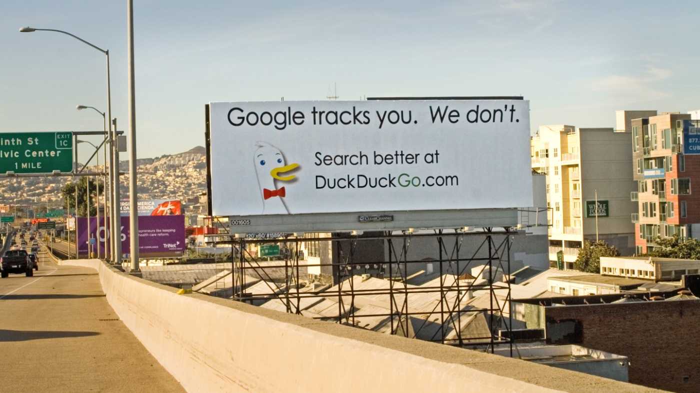 DuckDuckGo 广告牌