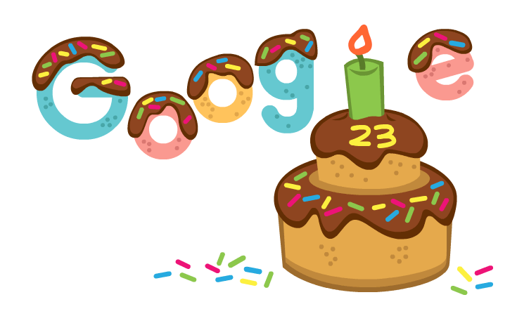 Google 23 岁生日快乐