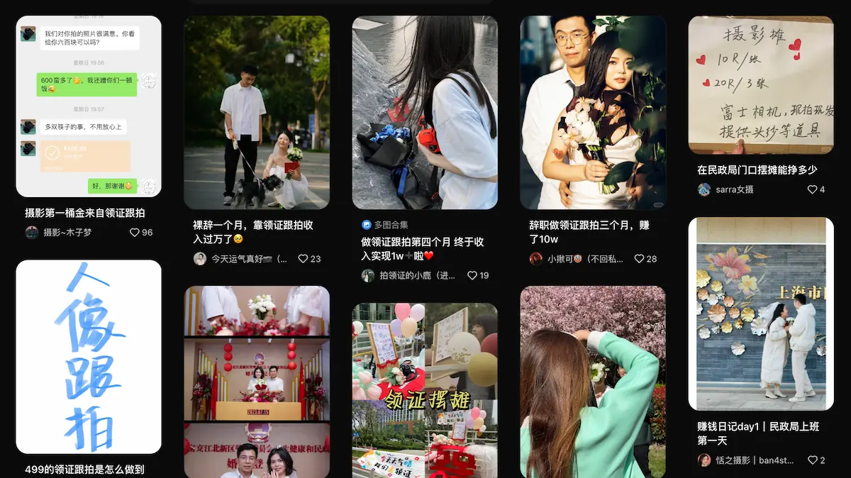 民政局婚姻登记处跟拍摄影